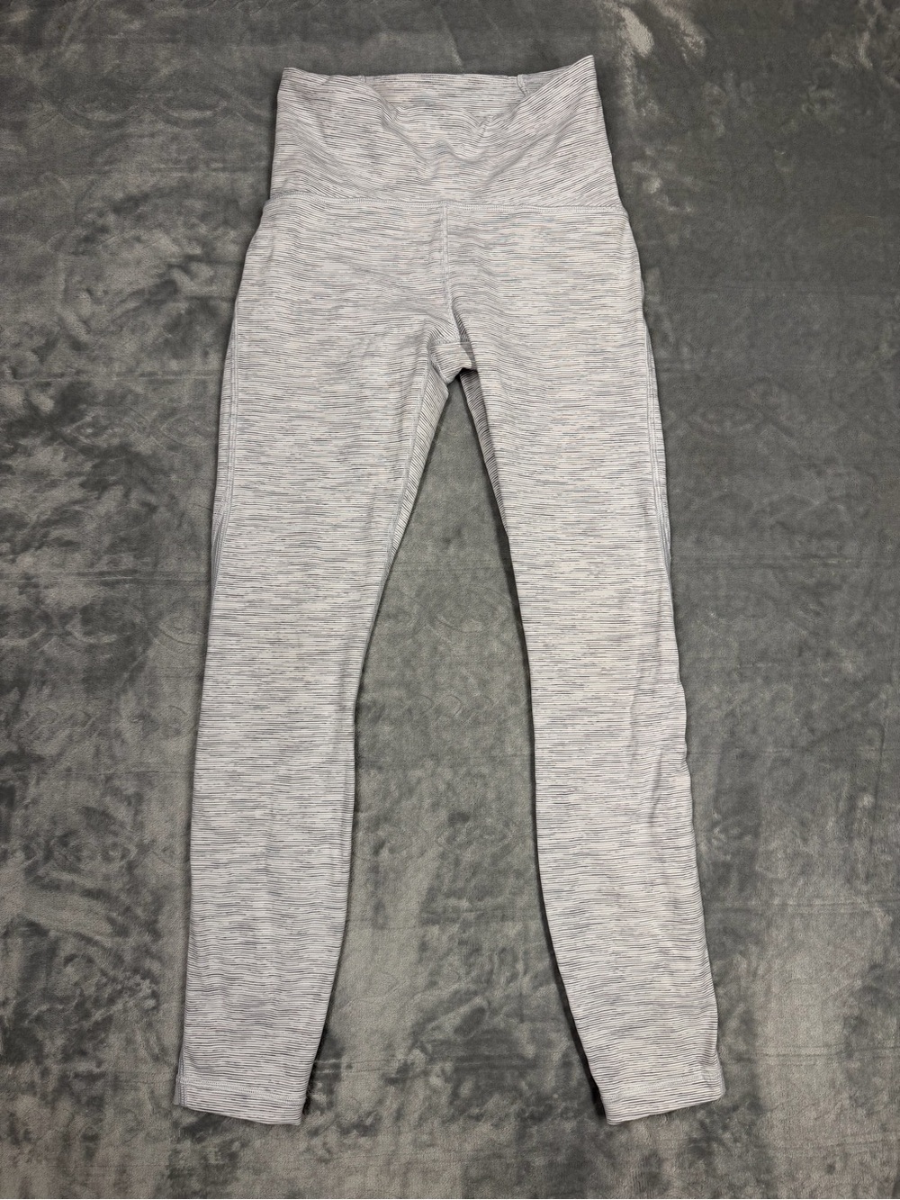 lululemon athletica Heather Light Gray High-Rise Leggings